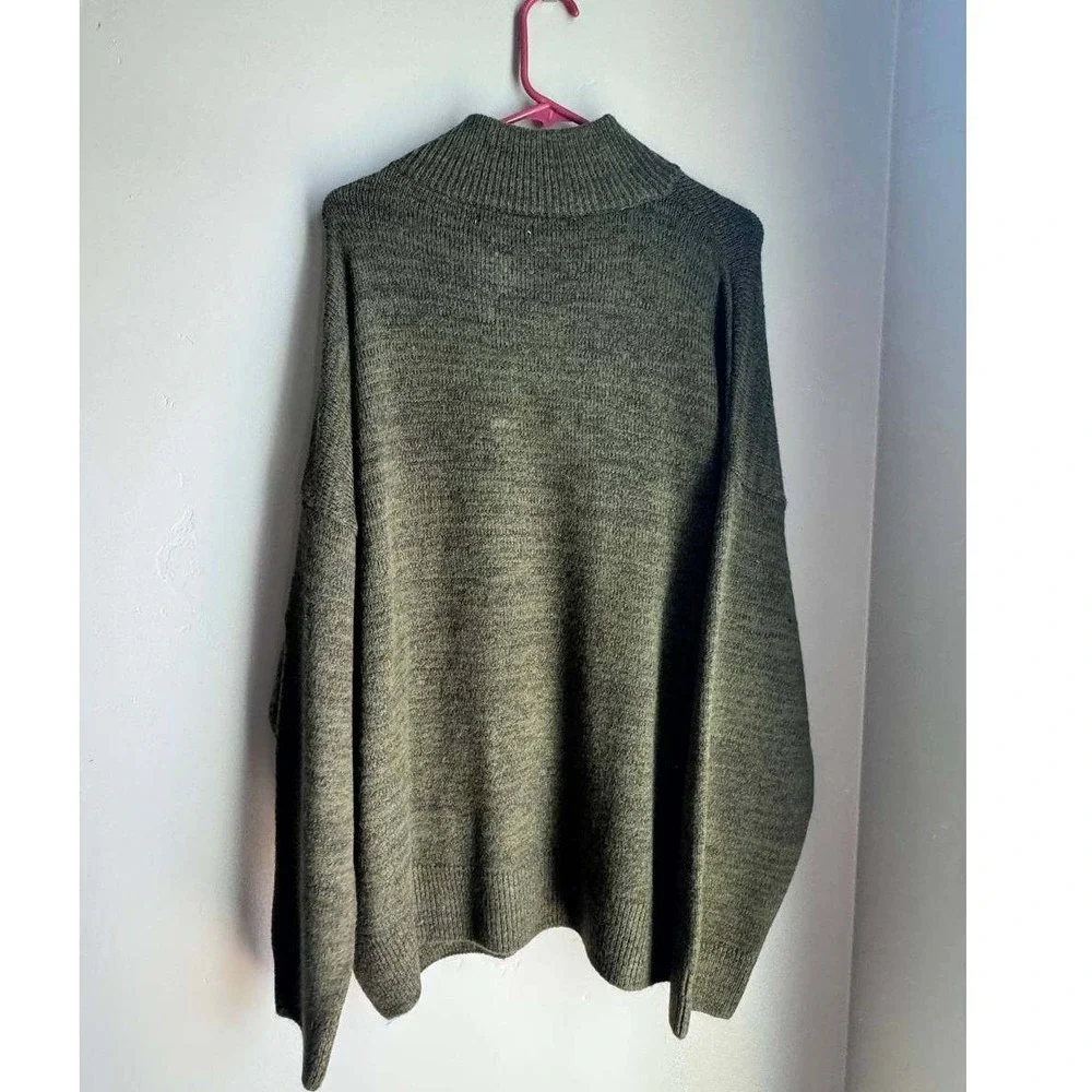 Zara Quarter Zip Sweater XL Streetwear Y2K Gorpcore Outdoor Minimalist Preppy